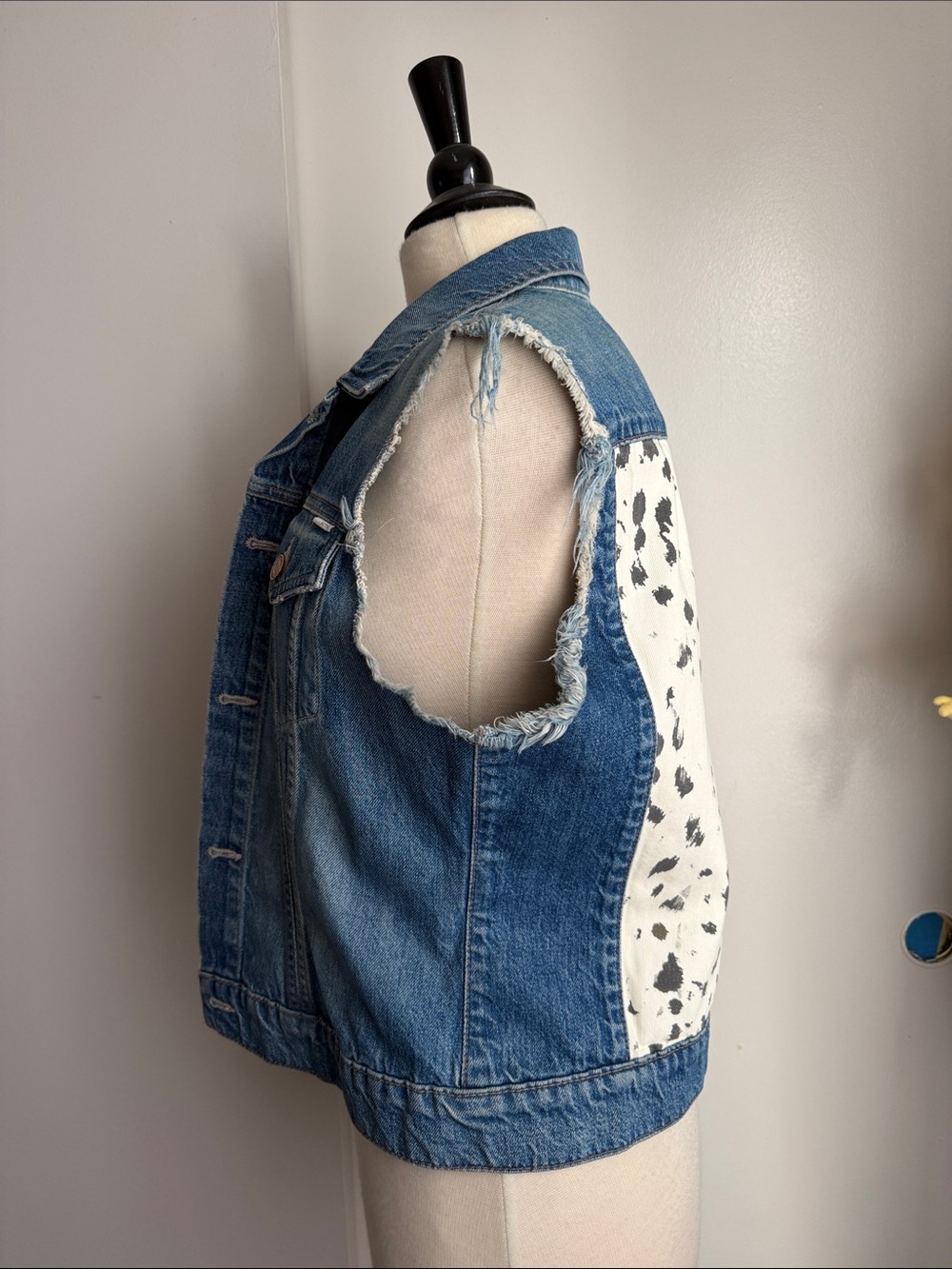 Mother Denim Vest - Even Hippies Get the Blues - Picture 3 of 9
